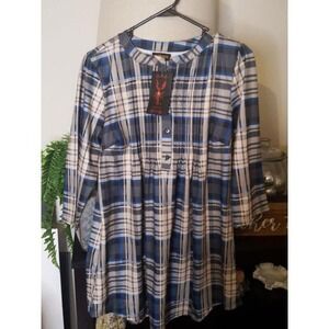 Reborn womens tunic blouse size meduim